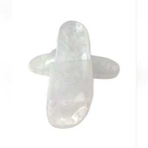 Coach Ulyssa Rubber Slide Sandals  Womens Size 6 Clear Transparent